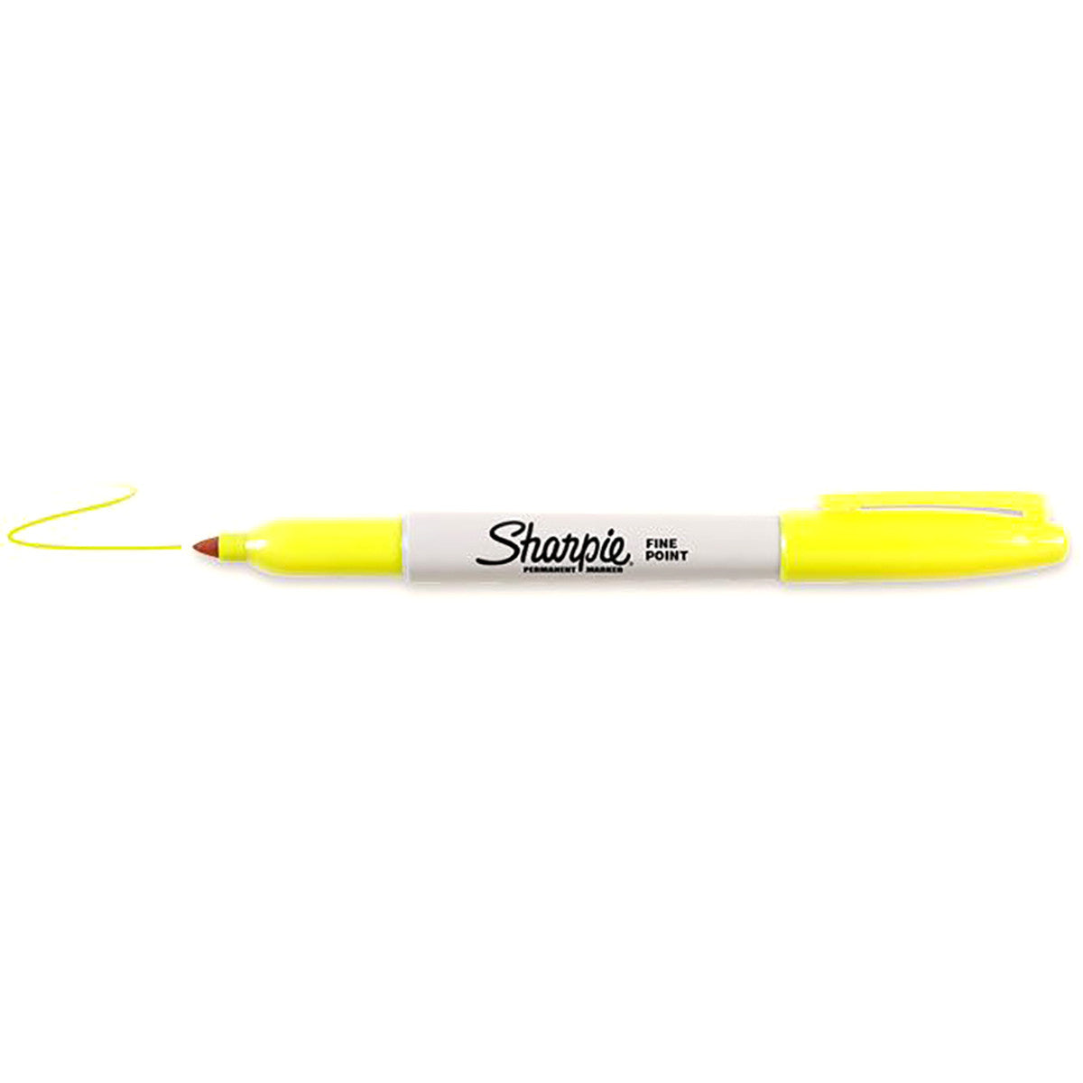 Sharpie Fine Point Yellow Permanent Marker  Sharpie Markers