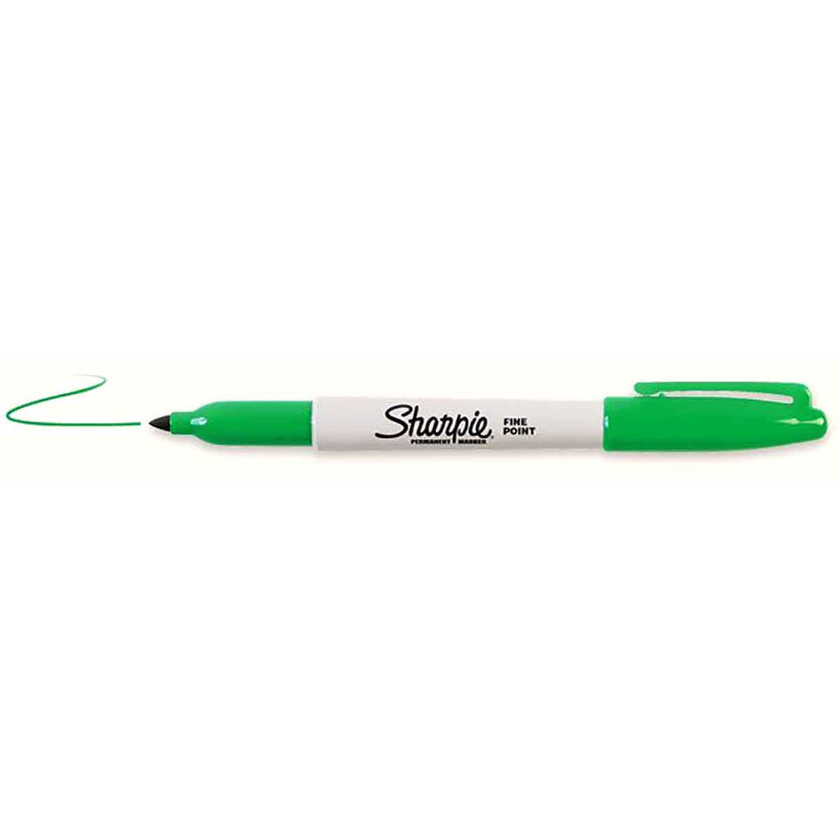 Sharpie Green Fine Point Permanent Marker  Sharpie Markers