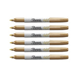 Sharpie Gold Markers Pack Of 6  Sharpie Markers