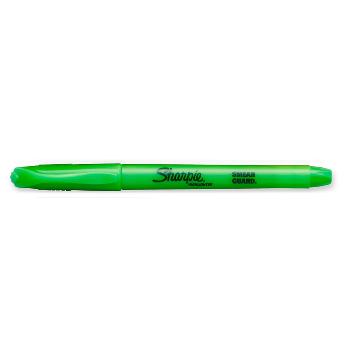 Sharpie Highlighter Pocket Style Green Narrow Chisel Tip Smear Guard Sold Individually  Sharpie Highlighter