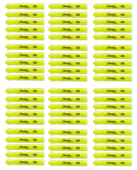 Sharpie Yellow Highlighters Chisel Tip, Smear Guard, Bulk Pack of 60  Sharpie Highlighter
