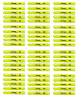 Sharpie Yellow Highlighters Chisel Tip, Smear Guard, Bulk Pack of 60  Sharpie Highlighter