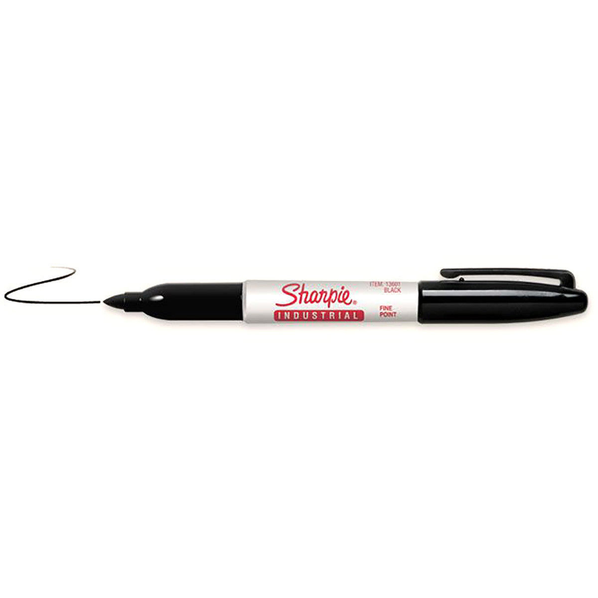 Sharpie Industrial Permanent Marker Black Fine, Sold Individually  Sharpie Markers