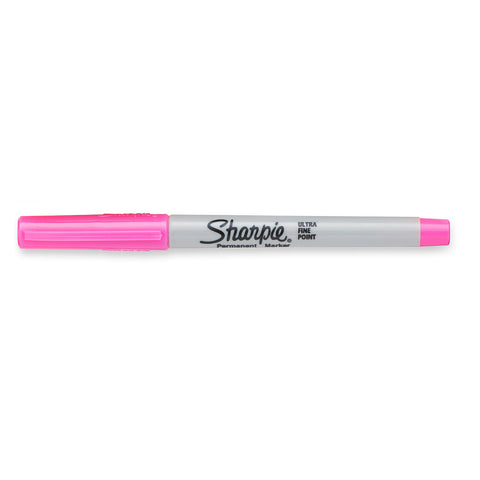 Sharpie Jelly Pink Limited Edition 80's Glam Ultra Fine Point Permanent Marker  Sharpie Markers