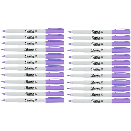 Sharpie Lilac Marker Ultra Fine Point Bulk Pack of 24  Sharpie Markers