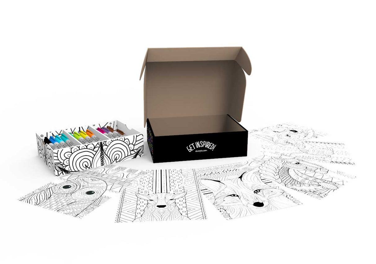 Sharpie Marker Set Pack of 60 Limited Edition Owl  Sharpie 