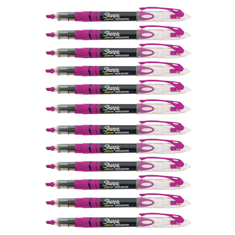 Sharpie Liquid Highlighter Berry Narrow Chisel Tip 12 Count  Sharpie Highlighter