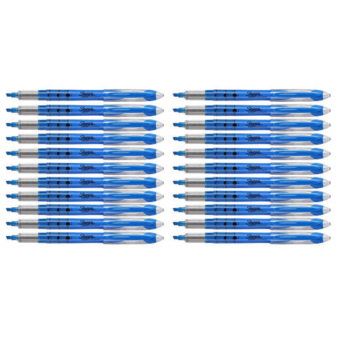 Sharpie Liquid Highlighter Blue Bulk Pack of 24
