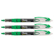 Sharpie Liquid Highlighter Green Narrow Chisel Tip Pack of 3  Sharpie Highlighter