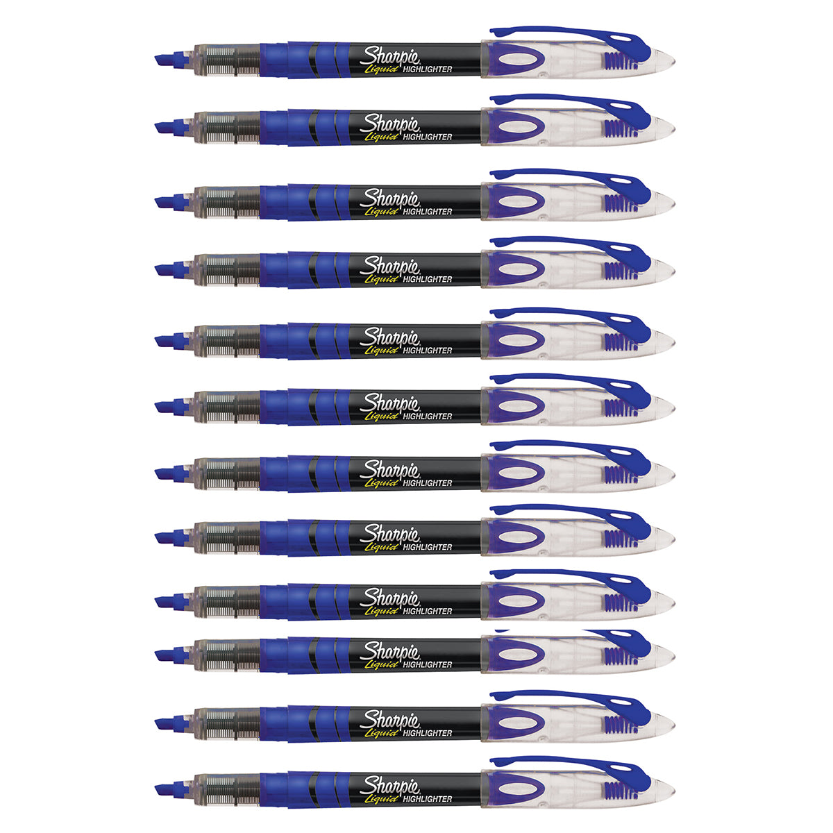 Sharpie Liquid Highlighter Indigo Narrow Chisel Tip 12 Count  Sharpie Highlighter