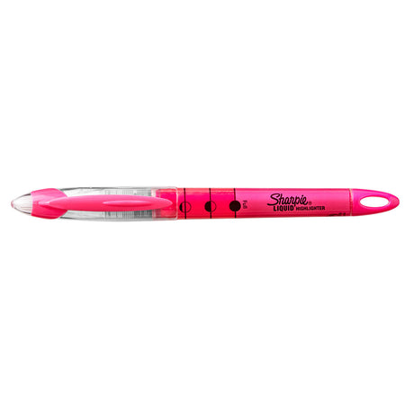 Sharpie Liquid Highlighter Pink Narrow Chisel Tip Pack Of  6  Sharpie Highlighter