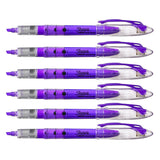 Sharpie Liquid Highlighter Purple Narrow Chisel Tip Pack Of  6  Sharpie Highlighter