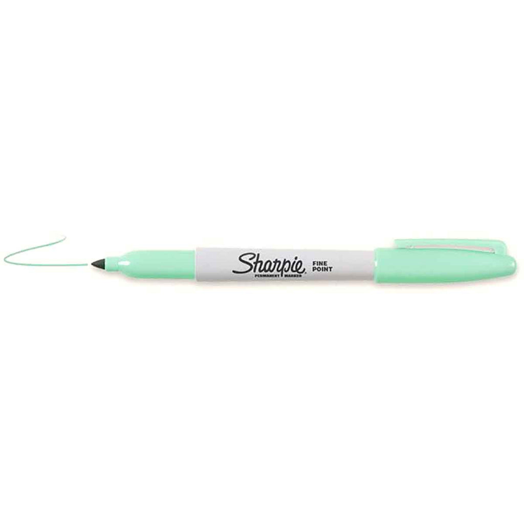 Sharpie Fine Point Mint Permanent Marker, Sold Individually  Sharpie Markers