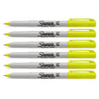 Sharpie Supersonic Yellow Ultra Fine Markers, Pack of 6  Sharpie Markers