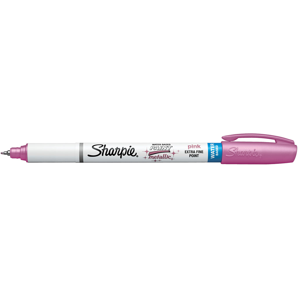 Sharpie Water Based Pastel Metallic Pink Paint Marker, Extra Fine Point  Sharpie Markers