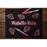 Sharpie Metallic Ruby Permanent Marker, Fine Point  Sharpie Markers