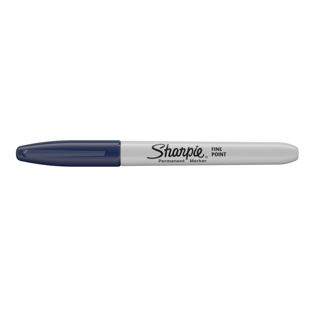Sharpie Navy Fine Point Permanent Marker, Sold Individually  Sharpie Markers