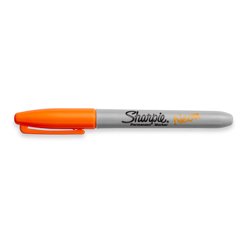 Sharpie Neon Orange Fine Point Permanent Marker Sold Individually  Sharpie Markers