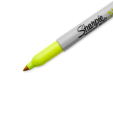 Sharpie Neon Yellow Fine Point Permanent Markers Pack of 6  Sharpie Markers