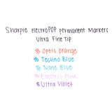 Sharpie Electro Pop Optic Orange Limited Edition Ultra Fine Point Permanent Marker  Sharpie Markers