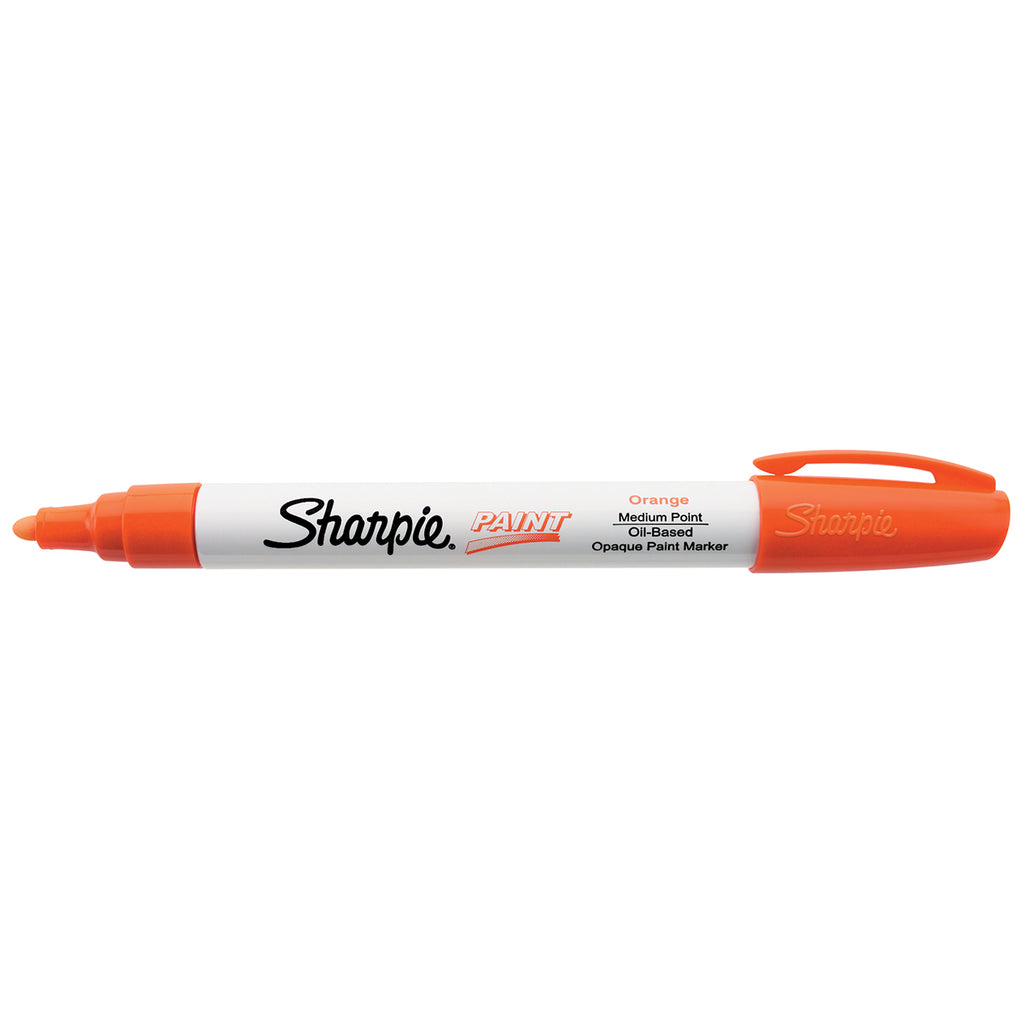 Sharpie Paint Marker Orange Medium Point, Oil Based  Sharpie Markers