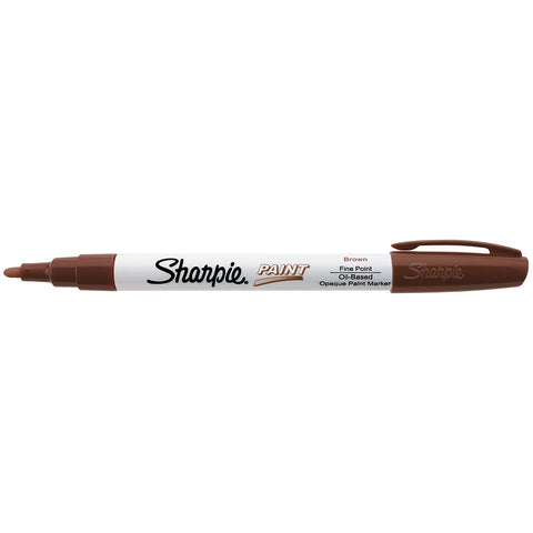 Sharpie Brown Paint Marker, Fine Point, Oil Based  Sharpie Markers