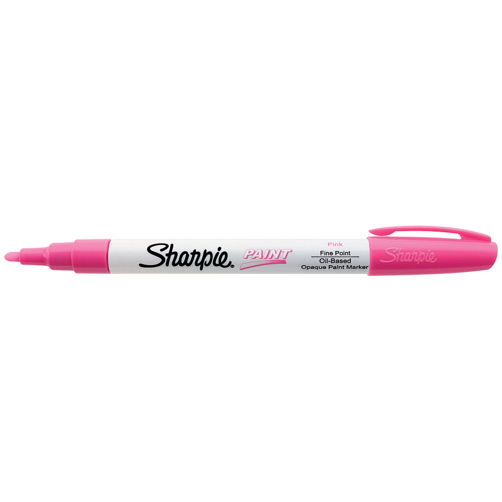 Sharpie Paint Marker Pink, Fine Point, Oil Based