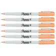 Sharpie Peach Ultra Fine Permanent Markers Pack of 6  Sharpie Markers