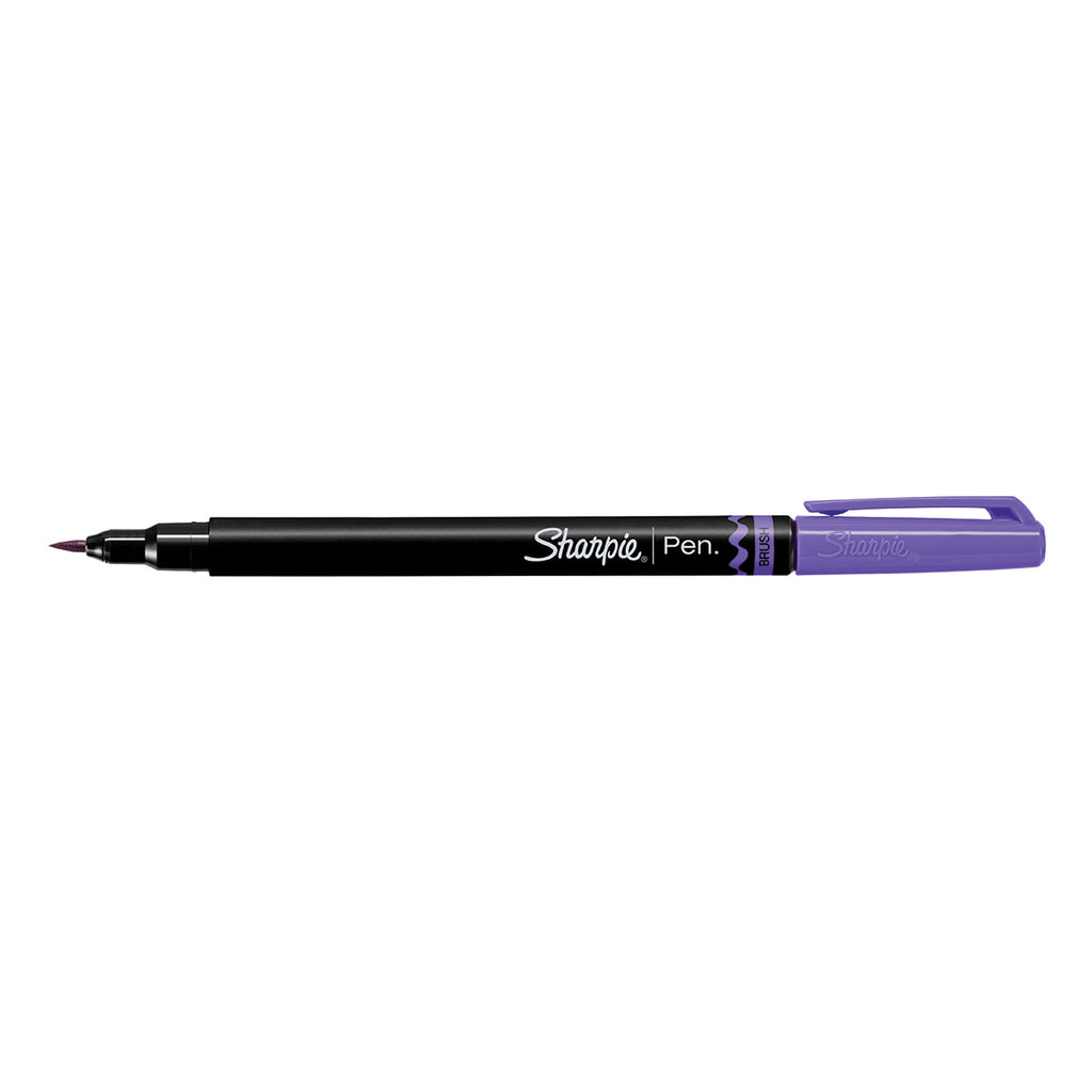 Sharpie Brush Tip Pen, Purple  Sharpie Felt Tip Pen