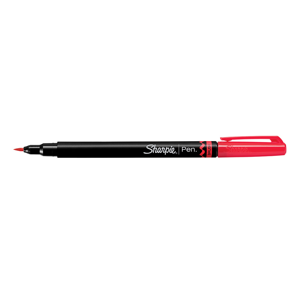 Sharpie Brush Tip Pen, Red  Sharpie Felt Tip Pen