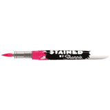 Sharpie Pink Fabric Marker, Brush Tip, Stained By Sharpie  Sharpie Fabric Markers