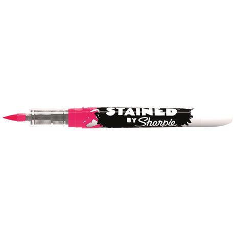 Sharpie Pink Fabric Marker, Brush Tip, Stained By Sharpie  Sharpie Fabric Markers