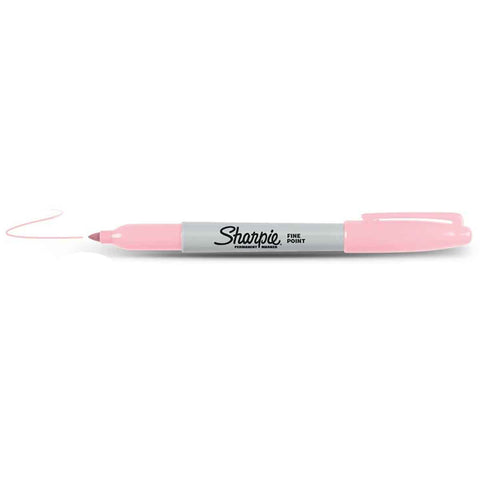 Sharpie Fine Point Pink Lemonade Permanent Marker, Sold Individually  Sharpie Markers