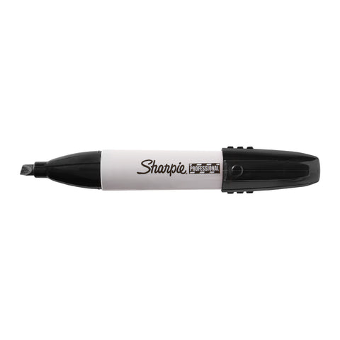 Sharpie Professional Black, Chisel Tip Marker For Wet Surfaces