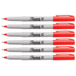 Sharpie Red Ultra Fine Markers Pack of 6  Sharpie Markers