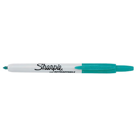 Sharpie Retractable Aqua Fine Point Permanent Marker  Sharpie Markers