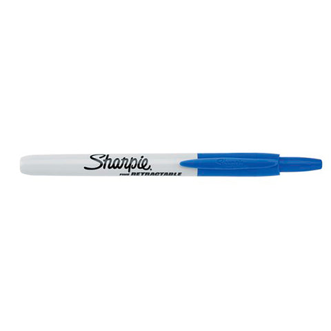 Sharpie Retractable Blue Fine Point Permanent MarkerPens and Pencils