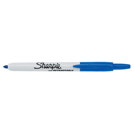 Sharpie Retractable Blue Fine Point Permanent Marker  Sharpie Markers