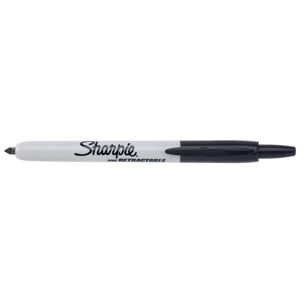 Sharpie Retractable Black Fine Point Permanent Marker