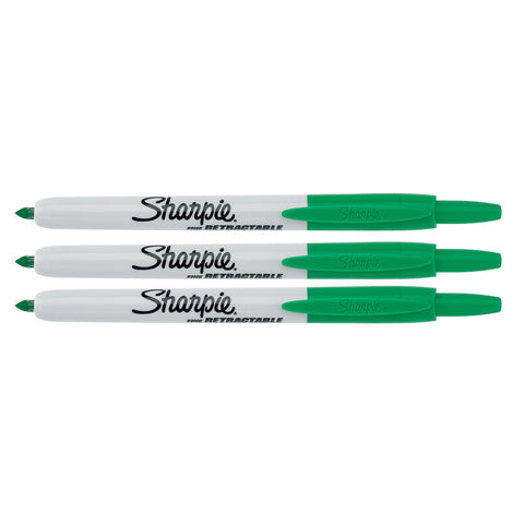 Sharpie Green Fine Point Markers, Pack of 6