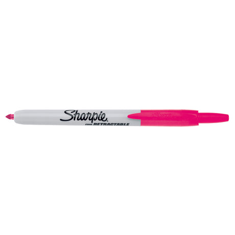 Sharpie Retractable Magenta Fine Point Permanent Marker  Sharpie Markers