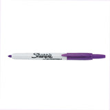 Sharpie Retractable Purple Fine Point Permanent Marker  Sharpie Markers