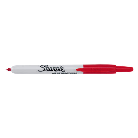 Sharpie Retractable Red Fine Point Permanent Marker  Sharpie Markers