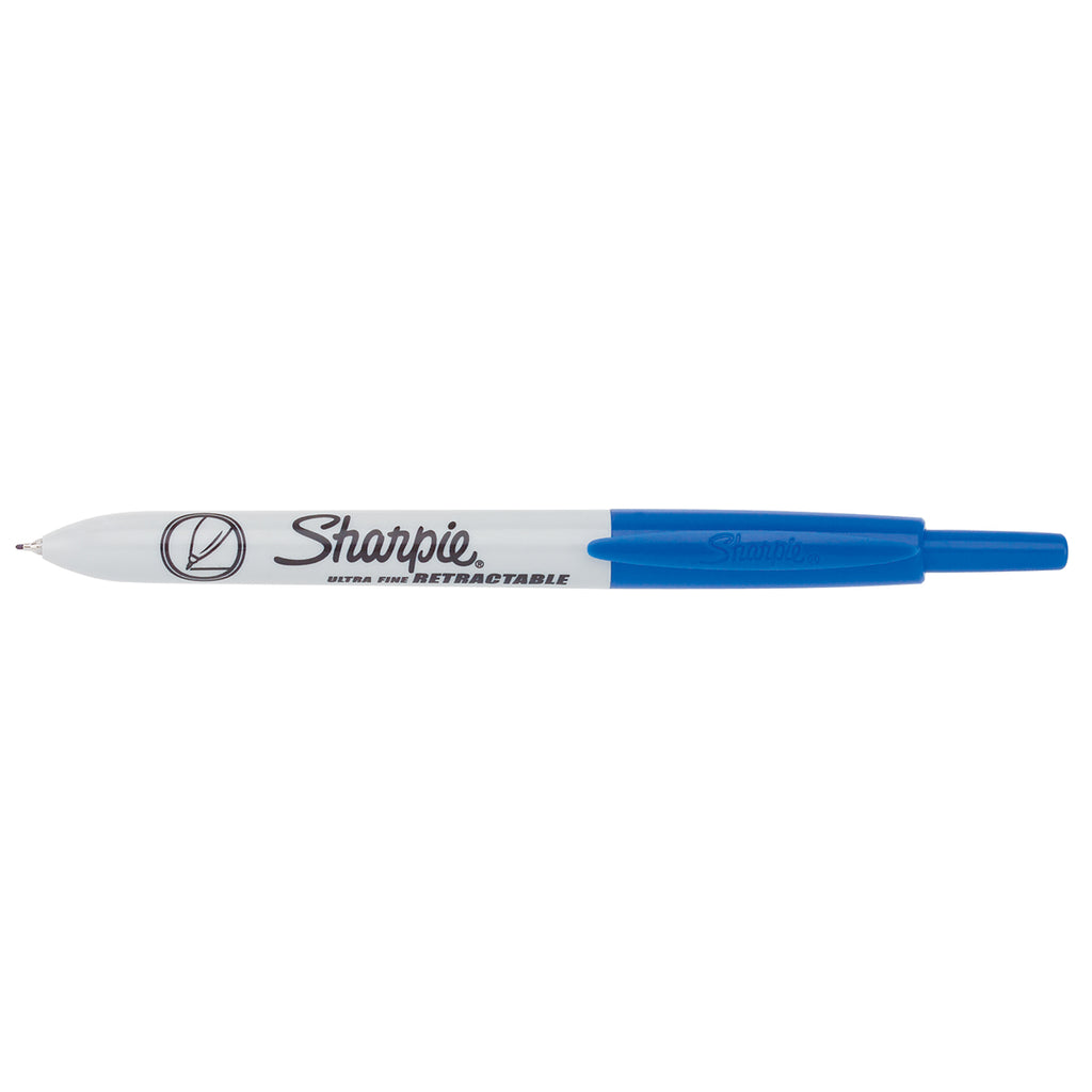 Sharpie Ultra Fine Retractable Blue Permanent Marker 1735792  Sharpie Markers