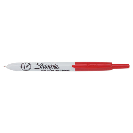 Sharpie Retractable Ultra Fine Red Permanent Marker 1735791  Sharpie Markers