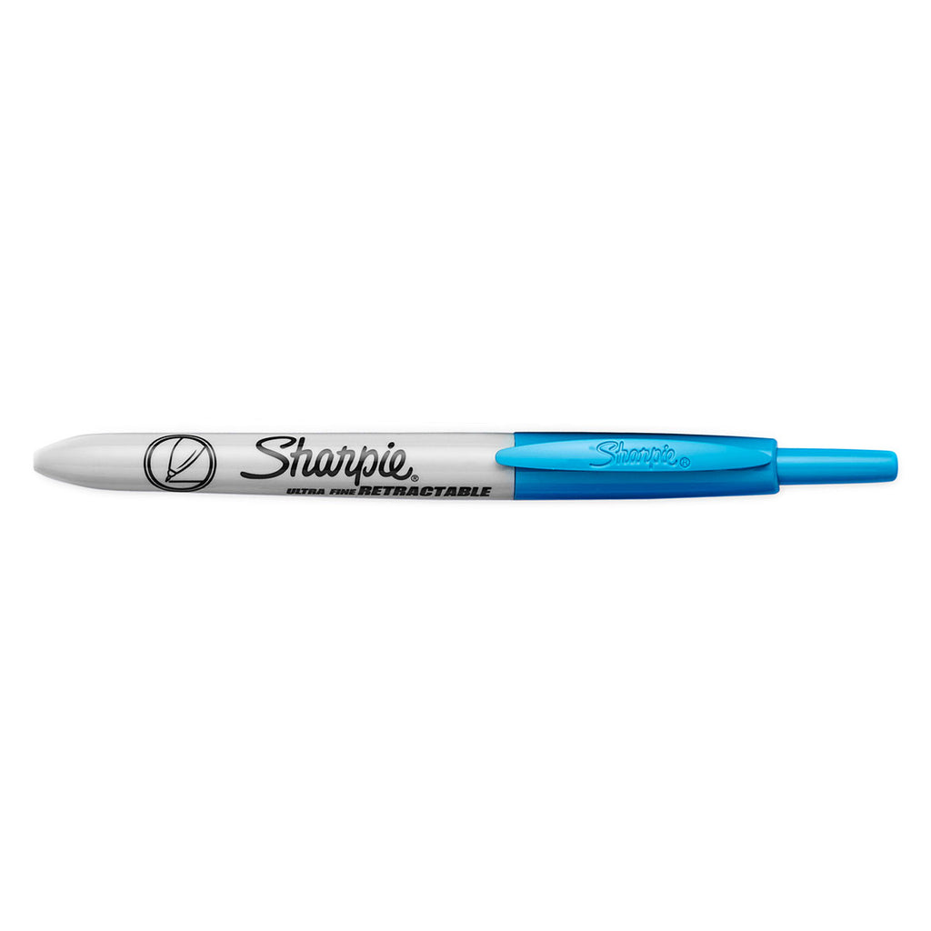 Sharpie Retractable Ultra Fine Turquoise Permanent Marker  Sharpie Markers