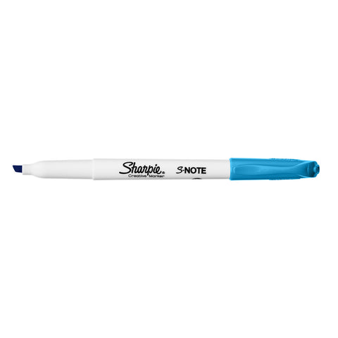 Sharpie S-Note Scuba Blue Creative Marker  Sharpie Markers