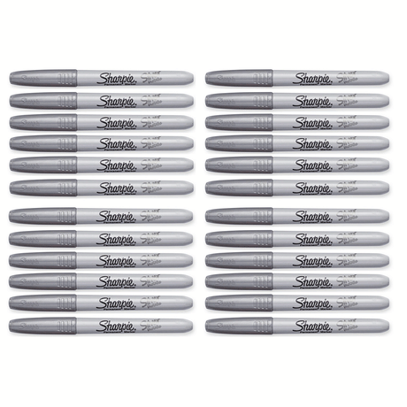 Silver Sharpie Markers Bulk Pack of 24  Sharpie Markers