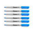 Sharpie Electro Pop Techno Blue Ultra Fine Point Permanent Marker Pack of 6  Sharpie Markers