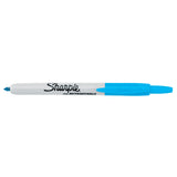Sharpie Retractable Turquoise Fine Point Permanent Marker  Sharpie Markers